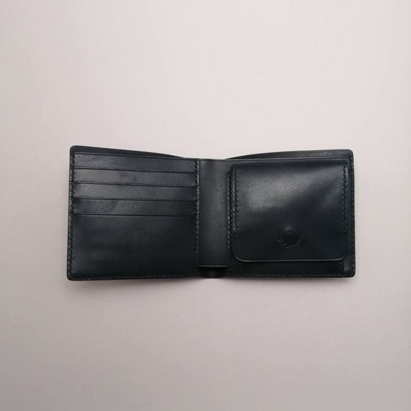 二つ折り財布●テンペスティ社レザー使用カラーバリエショーン有● 2枚目の画像