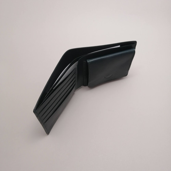 二つ折り財布●テンペスティ社レザー使用カラーバリエショーン有● 5枚目の画像