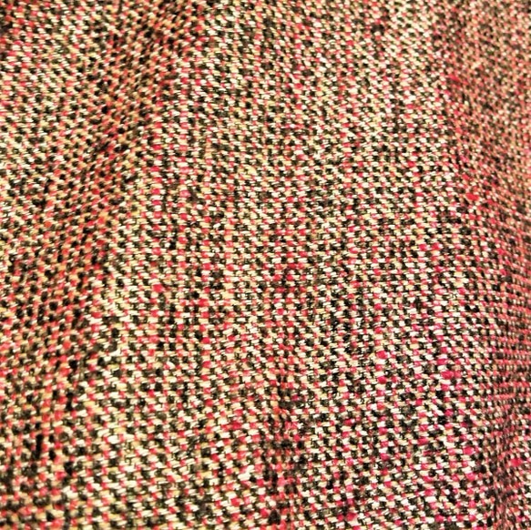シルク混紡ツイードロングフレアースカート 5枚目の画像