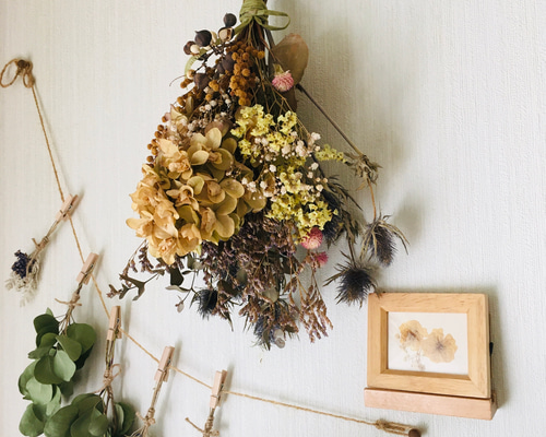 ティンカーベルのナチュラルスワッグ○ドライフラワースワッグ ティンカーベルのナチュラルスワッグ○ドライフラワースワッグ