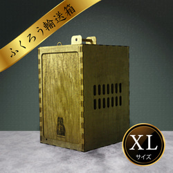 新型 ふくろう用輸送箱（キャリーケース） 「Owl shipping box」XLサイズ　猛禽 1枚目の画像