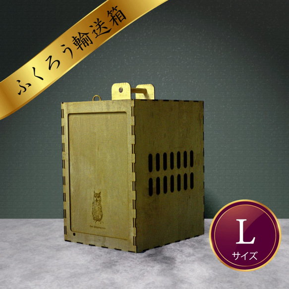 新型 ふくろう用輸送箱（キャリーケース） 「Owl shipping box