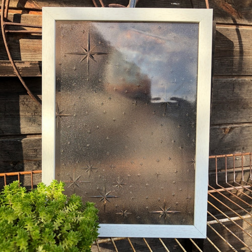 銀河 大 フレーム 昭和レトロガラス アンティーク もったいないを