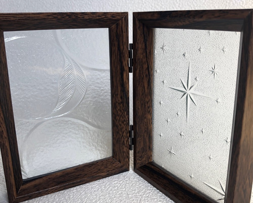 古材レトロガラスフレーム 3枚セット　ハンドメイド作品額　写真たてフォトフレーム 楽天市場】額縁 レトロ アンティーク フレーム フォトフレーム