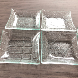 【新春福袋　2021】1月限定　送料無料　丸皿　豆皿　お得なセット　昭和レトロガラス　アンティーク　型ガラス 4枚目の画像