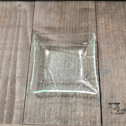 みずわ　　豆皿　小さい皿　昭和レトロガラス　アンティーク　型ガラス　もったいないをカタチに　思い出と一緒に 6枚目の画像