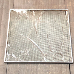 浮き草　コースター　　昭和レトロガラス　アンティーク　型ガラス　もったいないをカタチに　 6枚目の画像