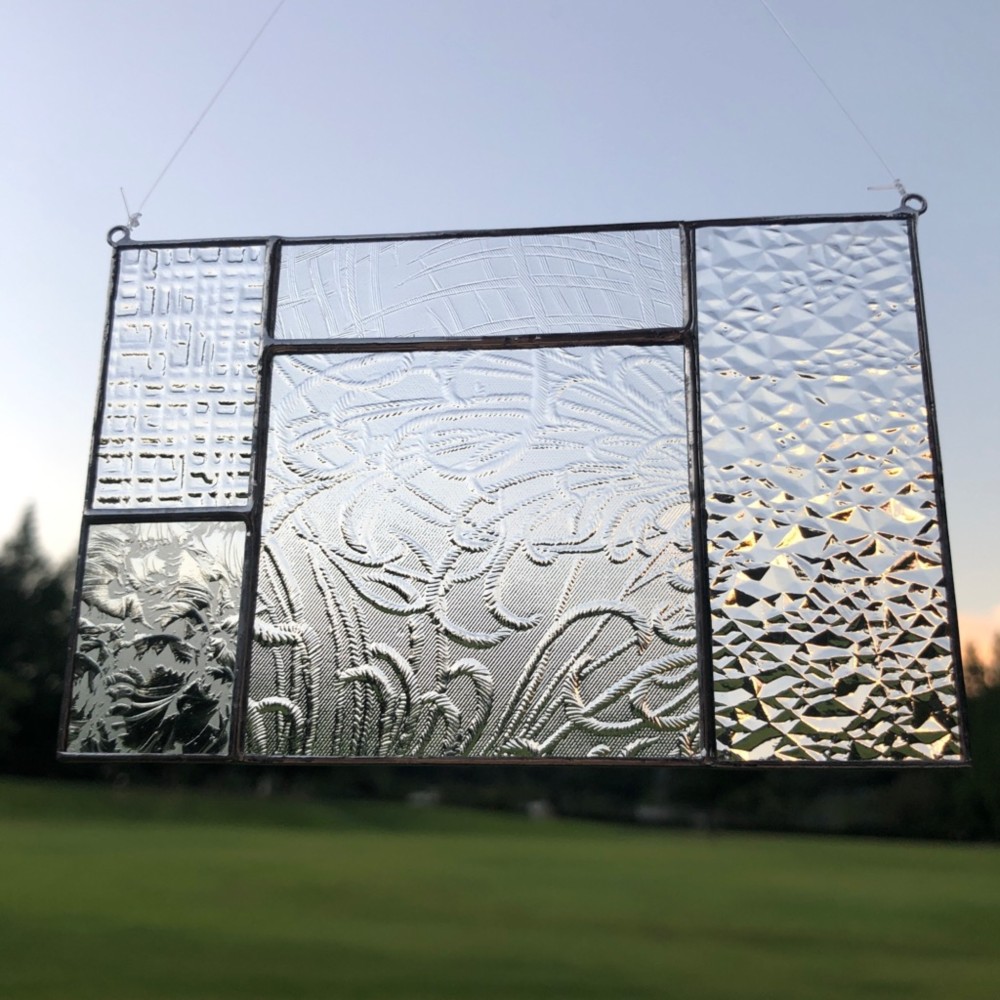 パネル ステンドガラス 型板ガラス 昭和ガラス レトロガラス