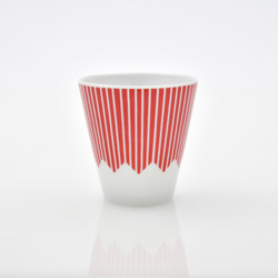 富士山モチーフ　カップ（Ｈ） 赤 2枚目の画像