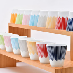 富士山モチーフ　カップ（Ｈ） 赤 3枚目の画像