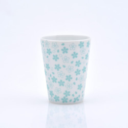 櫻花圖案杯 (HL) 淡藍色 第2張的照片