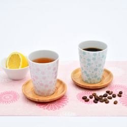 櫻花圖案茶杯 (HL) 金 第5張的照片