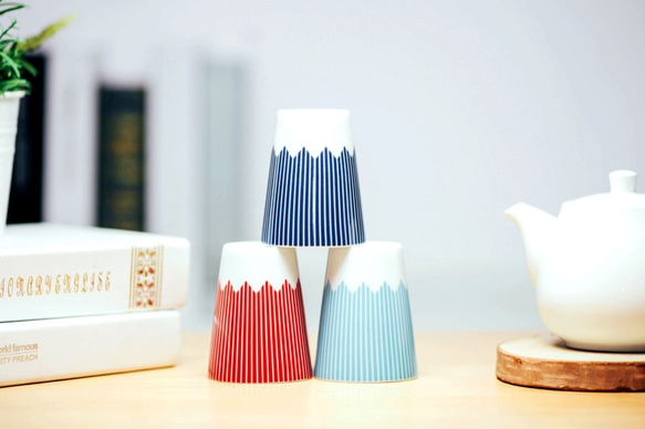 富士山モチーフ　カップ（ＨＬ）　専用 GIFT BOX 入り　２個セット 9枚目の画像