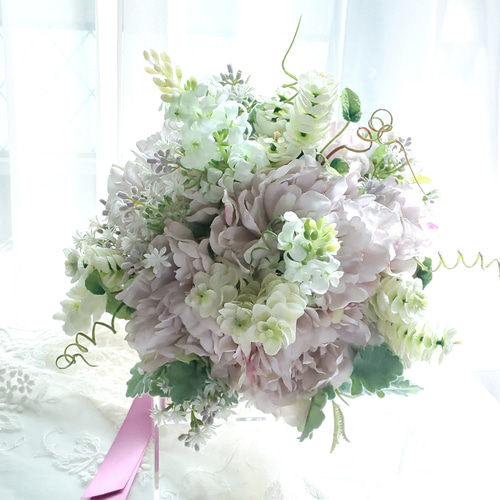 造花】オーダーメイド / アーティフィシャルフラワーのクラッチ