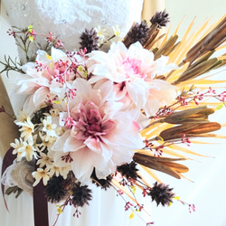 りごページ　白木蓮ブーケ ※受注制作※ お問い合わせページ…受注制作※ 白木蓮のブーケ 和装ブーケ