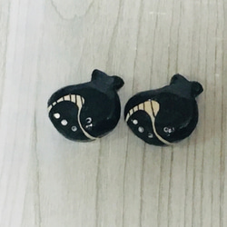 工房彩陶「鯨小物入れ」（くじら クジラ 白 ホワイト 香炉 陶器 BOX