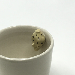 工房彩陶「鯨小物入れ」（くじら クジラ 白 ホワイト 香炉 陶器 BOX