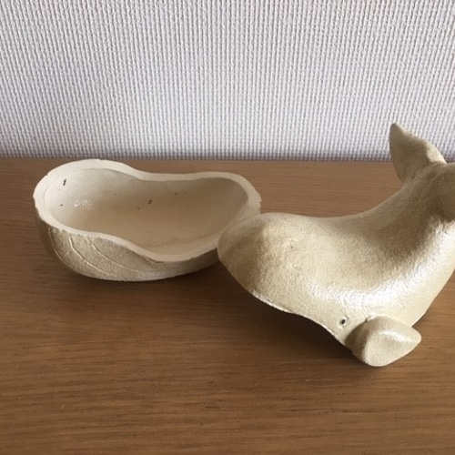 デザイナー　作家　クジラ　陶器　小物入れ