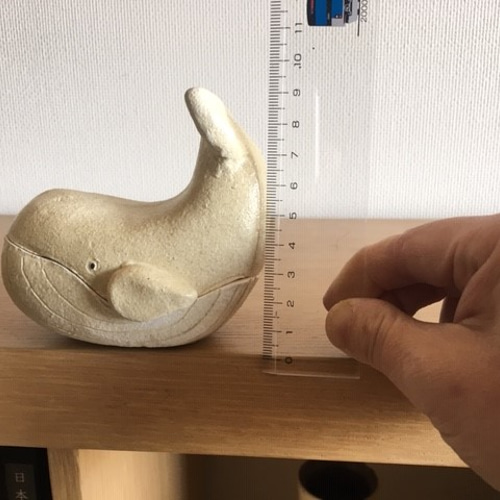 デザイナー　作家　クジラ　陶器　小物入れ