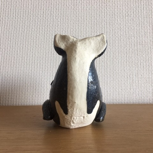 工房彩陶「シャチ小物入れ」（シャチ 鯱 くじら クジラ 陶器 BOX