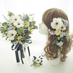 ウェディングブーケ ～ナチュラル・グリーンブーケ～ ブライダルブーケ