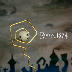 【Room1374】どくろピアス(ホックシリーズ) 1枚目の画像