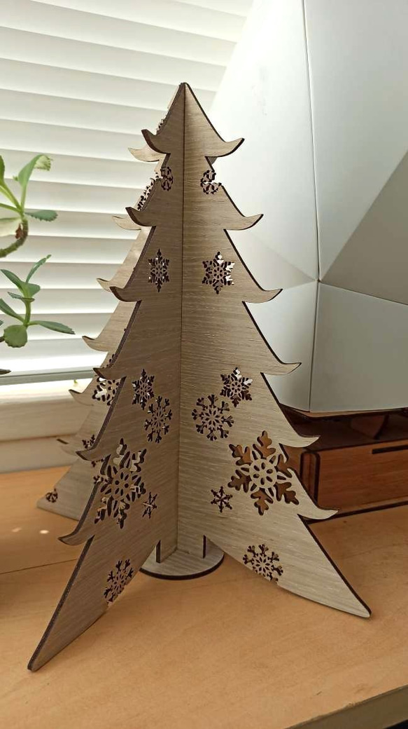 【祝福袋・雪の結晶クリスマスツリーの組み合わせB】クリスマス・誕生日プレゼント・デコレーション・クリアサンプル 2枚目の画像