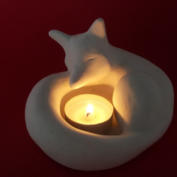 フォックスローソク足 狐狸燭台 fox  candle wax 第3張的照片