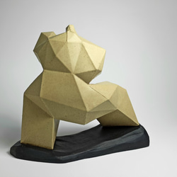 陶瓷（中國功夫雕塑）輕藝術系列 限量優惠 擺件Bookend,lowpoly,geometric,sculpture 第6張的照片