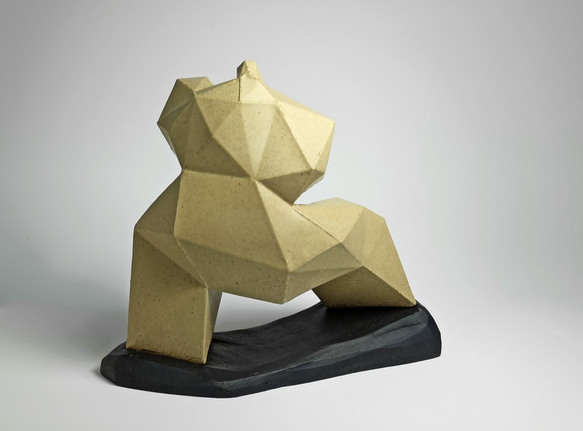 陶瓷（中國功夫雕塑）輕藝術系列 限量優惠 擺件Bookend,lowpoly,geometric,sculpture 第6張的照片