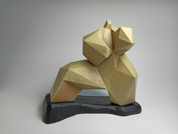 陶瓷（中國功夫雕塑）輕藝術系列 限量優惠 擺件Bookend,lowpoly,geometric,sculpture 第8張的照片