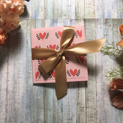 折り畳み式の愛の小さなカード手作りカードバレンタインの日カード愛カード誕生日カード 2枚目の画像