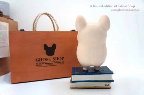 ((台灣免運))法國鬥牛犬 小福寶公仔限量紀念款A limited edition of Ghost Shop 第3張的照片