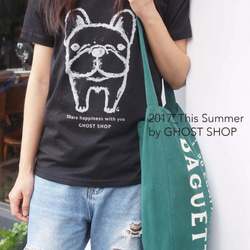 【 Hello福寶 】-法國鬥牛犬T-shirt- 黑 第3張的照片