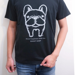 【 Hello福寶 】-法國鬥牛犬T-shirt- 黑 第5張的照片