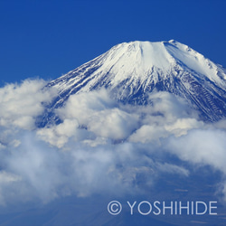 【額装写真】雲湧く富士山 1枚目の画像