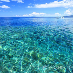 額装写真】碧き海の輝き＜世界遺産 小笠原諸島＞ 写真・グラフィック