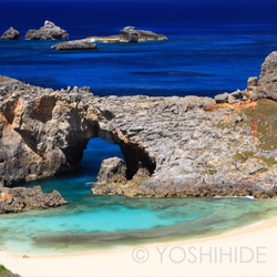 【額装写真】地上の楽園島＜世界遺産 小笠原諸島＞ 1枚目の画像