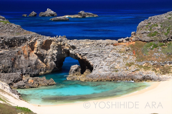 【額装写真】地上の楽園島＜世界遺産 小笠原諸島＞ 1枚目の画像