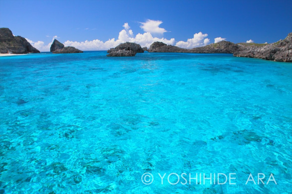 【額装写真】碧き海の輝き＜世界遺産 小笠原諸島＞ 1枚目の画像