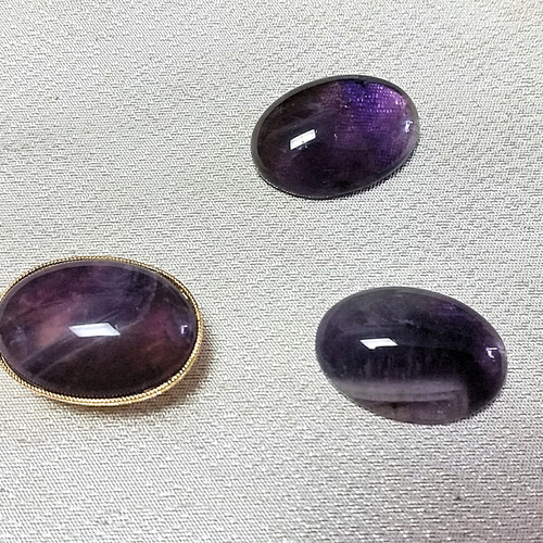アメジスト　18K 　帯留め？ 天然石帯留め アメジスト 帯留め 和兎庵(watoan) 通販 3092515