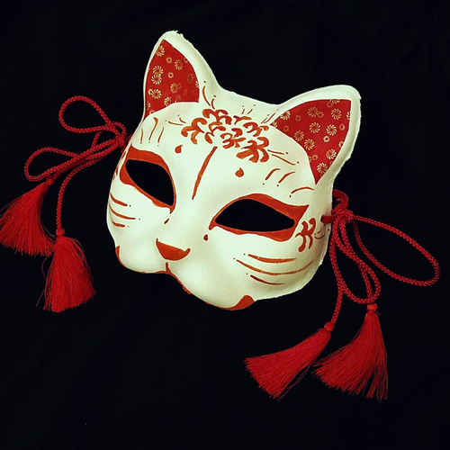 ポーチ ｜ KANKAN チーター キツネザル フラット 刺繍ポーチ S