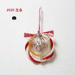 【数量限定】水引お正月飾りミニ　鶴 1枚目の画像
