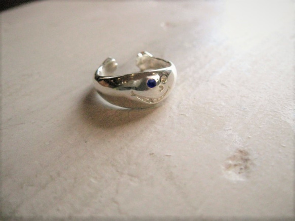meme ring -スマイルリング 12月ラピスラズリ-※受注後制作 指輪