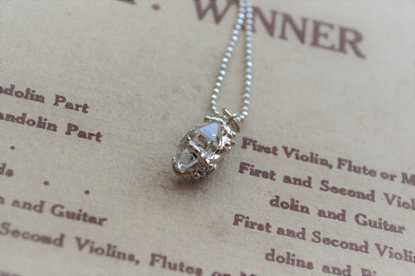 Herkimer Diamond Necklace 10ｍｍ［Sold Out］ 3枚目の画像