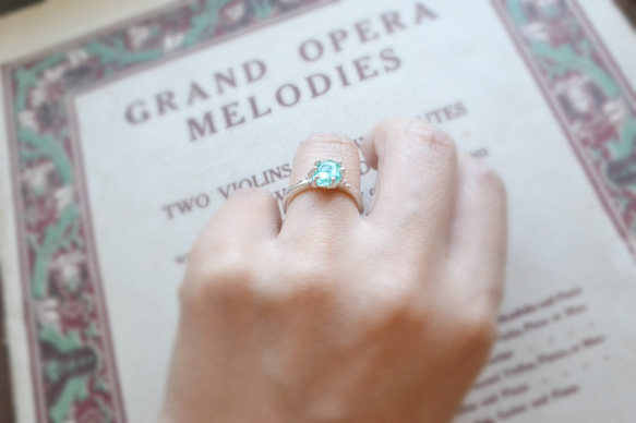 GemStone Ring -Apatite/14-※受注後制作 6枚目の画像