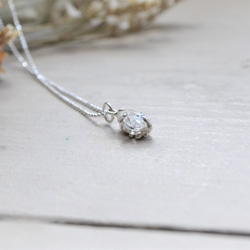 Only One!Herkimer Diamond SV925 Necklace-8-【Sold】 1枚目の画像