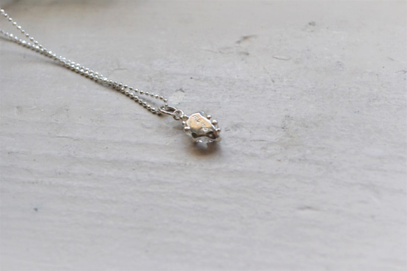 Only One!Herkimer Diamond SV925 Necklace-8-【Sold】 4枚目の画像