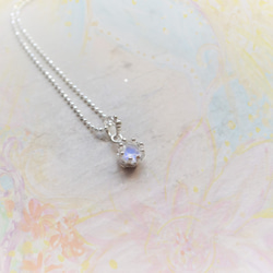 Milk Clown Necklace -Loyal Blue Moon Stone/Cut- 1枚目の画像