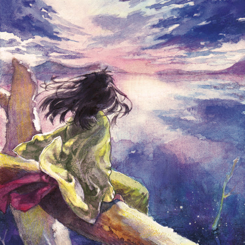 アートポスター「朝焼け」A4サイズ 絵画 Yuko Niwa 通販 5206486